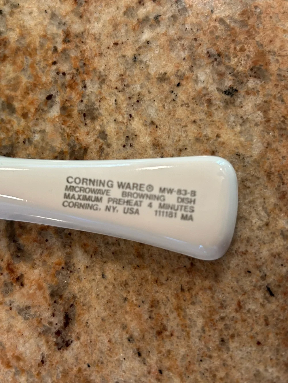 Corning Ware MW-83-B #4781 Pair w/Pyrex Lid P83C 7”Microwave Browning Skillet